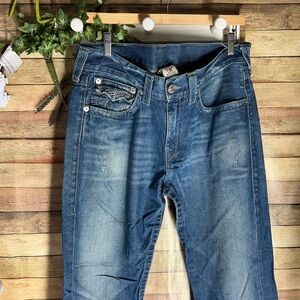 True Religion Baggy Boot Cut Denim Jeans Men’s Size 33